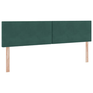 vidaXL Storage Bed with Mattress Dark Green 90 x 200 cm