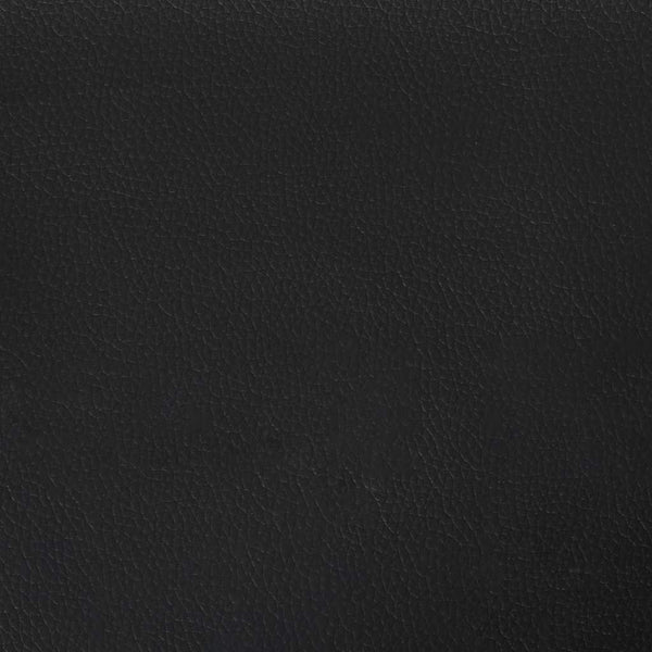vidaXL Storage Bed with LED Black 140 x 200 cm Faux Leather