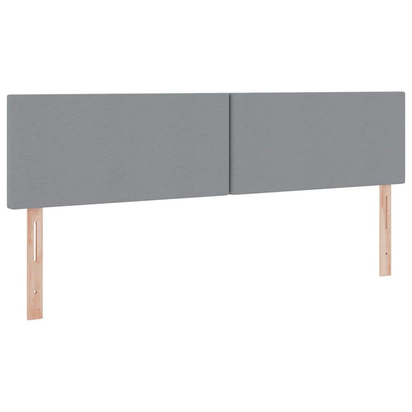 Bett mit Stauraum & LED Hellgrau 160x200 cm