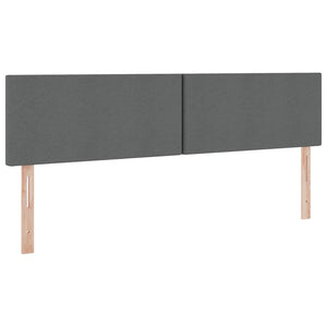 Stauraumbett mit LED Dunkelgrau 160x200 cm