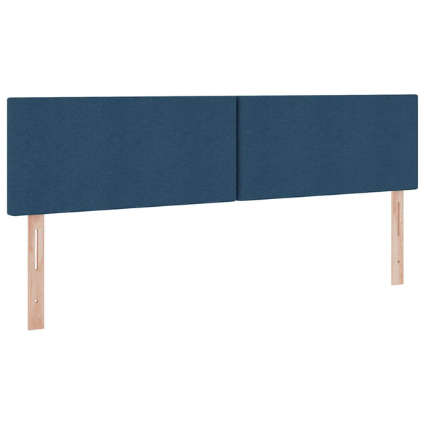 Bett mit Stauraum & LED Blau 160x200 cm