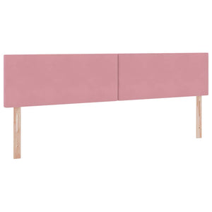 vidaXL LED Storage Bed with Mattress Pink 200 x 200 cm Velvet