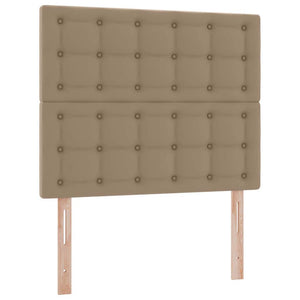 vidaXL Storage Bed Cappuccino 120 x 190 cm Faux Leather