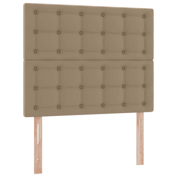 vidaXL Storage Bed Cappuccino 120 x 190 cm Faux Leather