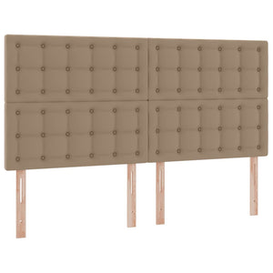 vidaXL Storage Bed Cappuccino 160 x 200 cm Faux Leather