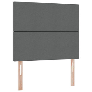 vidaXL Storage Bed with Mattress Dark Grey 120 x 190 cm Fabric