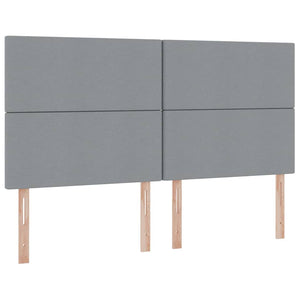 vidaXL Storage Bed with Headboard Light Grey 180 x 200 cm Faux Leather