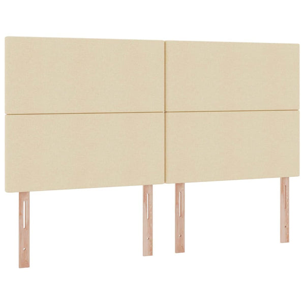vidaXL Storage Bed with Headboard Cream 180 x 200 cm Faux Leather