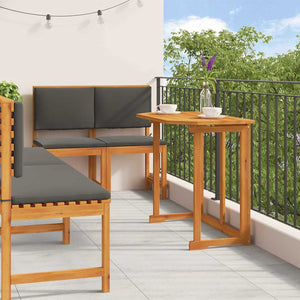 Garten Bistro Set 5-teilig Akazienholz