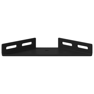 vidaXL Corner Brackets 12 pcs Black 138.5 x 50.5 x 16 mm Iron