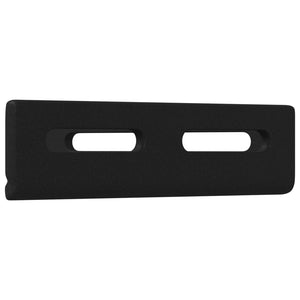 vidaXL Corner Brackets 12 pcs Black 138.5 x 50.5 x 16 mm Iron