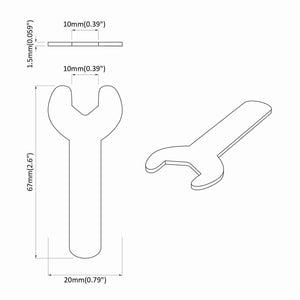 vidaXL Tensioner 2027 pcs Silver 10 mm Iron
