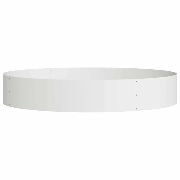 Pflanzenring Weiß 5er Set Stahl 120x120x20cm