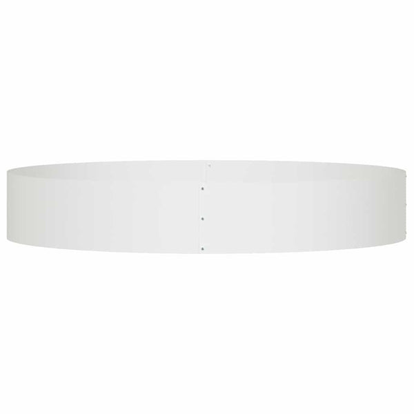 Pflanzenring Weiß 5er Set Stahl 120x120x20cm