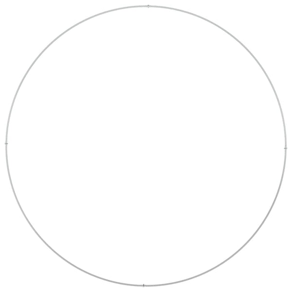 Pflanzenring Weiß 5er Set Stahl 120x120x20cm