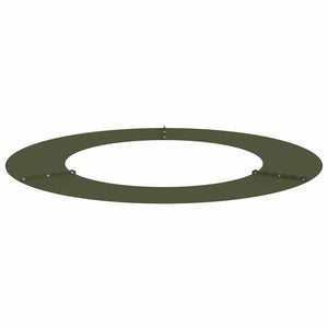 Baumring Flach Olivgrün Ø50/80cm Stahl