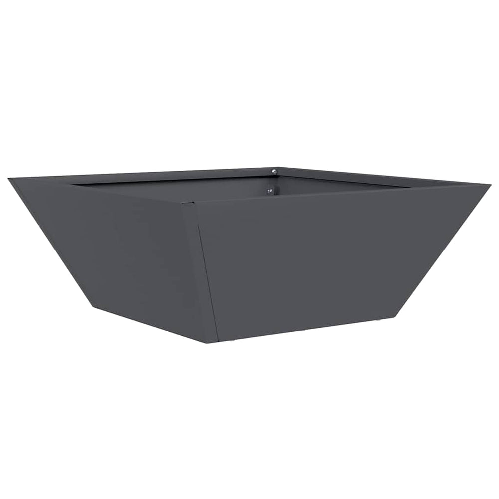 vidaXL Garden Planter Anthracite 40 x 40 x 15 cm