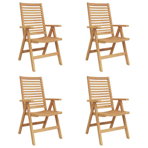 Teak Stühle Braun 4er Set