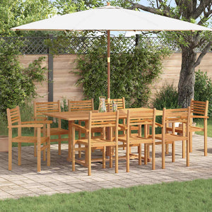 Teak Stühle 8er Set Braun