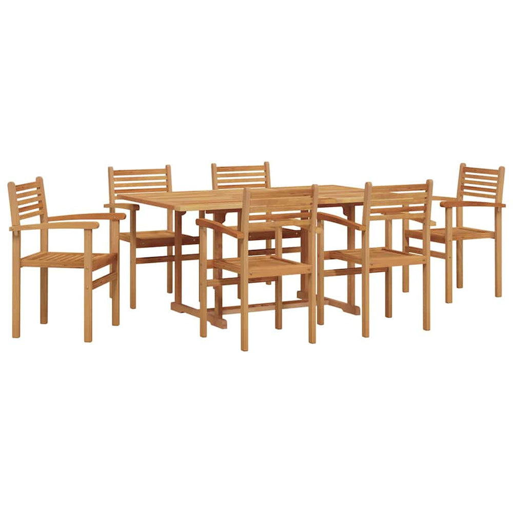 Garten Essgruppe 7-teilig Akazie Massivholz