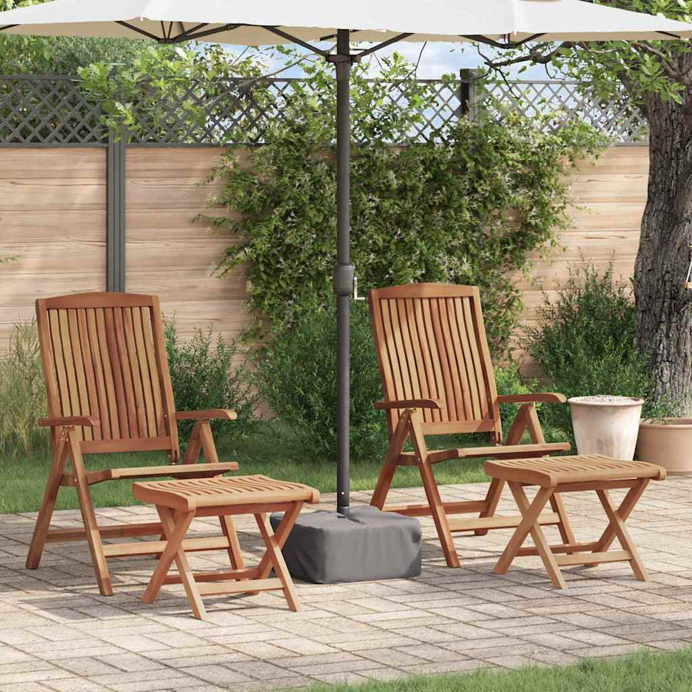 Teak Garten Essgruppe 4-teilig Braun