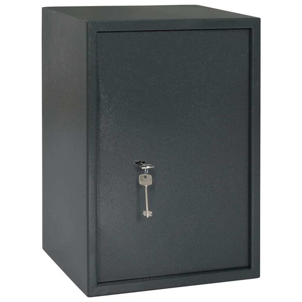 vidaXL Safe with Lock Dark Grey 35 x 31 x 50 cm Steel