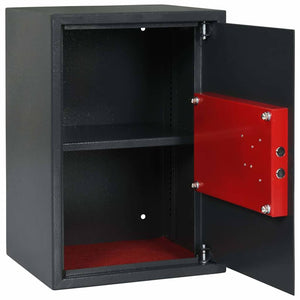 vidaXL Safe with Lock Dark Grey 35 x 31 x 50 cm Steel