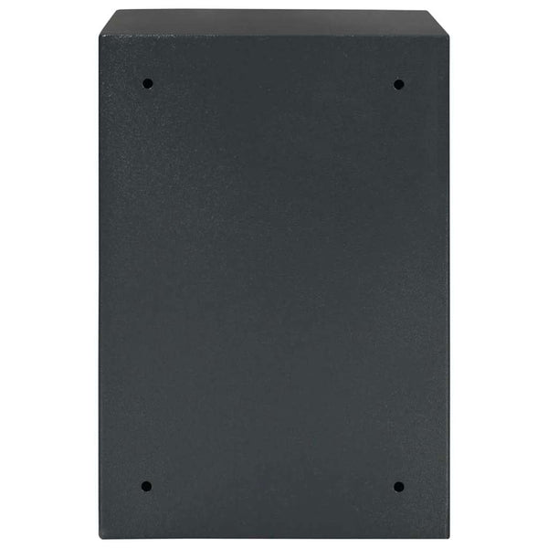 vidaXL Safe with Lock Dark Grey 35 x 31 x 50 cm Steel