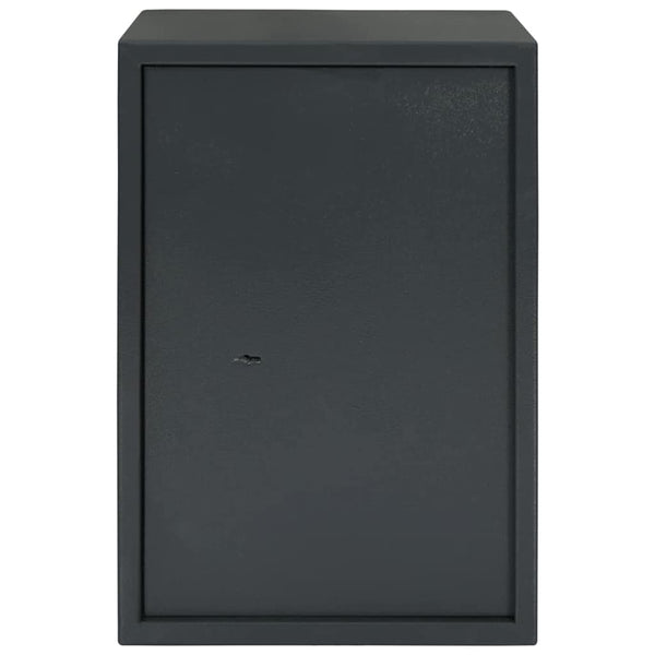 vidaXL Safe with Lock Dark Grey 35 x 31 x 50 cm Steel