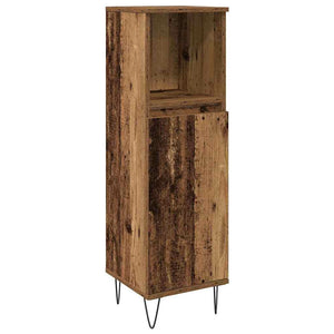 vidaXL Bathroom Furniture Set with Shelf 3 pcs Reclaimed Wood Engineered Wood