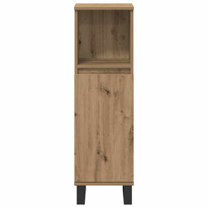vidaXL Bathroom Furniture Set with Storage 3 pcs Brown Engineered Wood