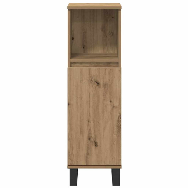 vidaXL Bathroom Furniture Set with Storage 3 pcs Brown Engineered Wood