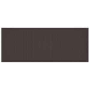 vidaXL Garden Table Brown 250 x 100 x 73 cm Poly Rattan