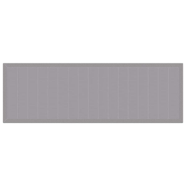vidaXL Garden Dining Set 13 pcs Light Grey Poly Rattan