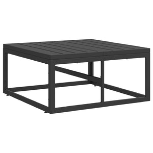 vidaXL Garden Sofa Set 13 pcs Black Metal