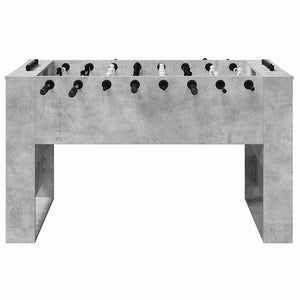 vidaXL Foosball Table Concrete Grey 146.5 x 74 x 85 cm Engineered Wood