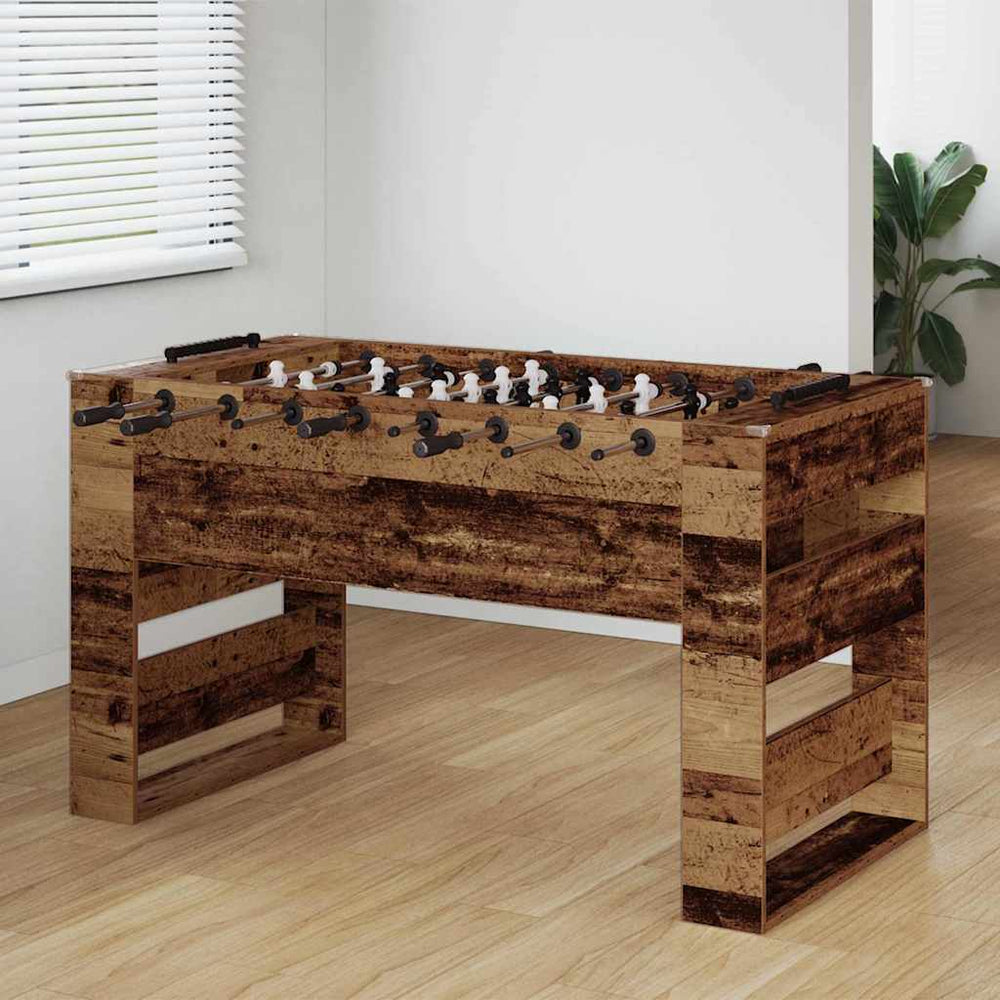 vidaXL Foosball Table Reclaimed Wood 146.5 x 74 x 85 cm Engineered Wood