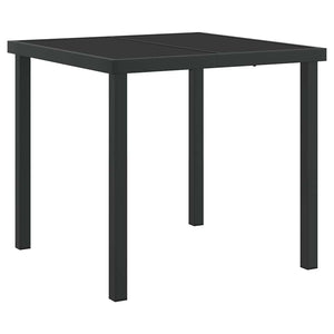 vidaXL Garden Dining Set 3 pcs Black Coffee