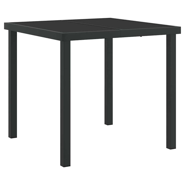 vidaXL Garden Dining Set 3 pcs Black Coffee