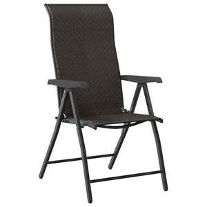 vidaXL Garden Dining Set 3 pcs Black Coffee