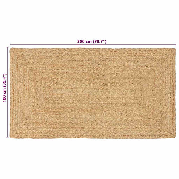 Rechteckiger Teppich 100x200 cm