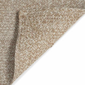 Jute Teppich Natur Weiß 200x200 cm