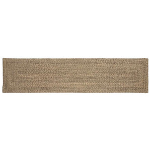 Jute Teppich Natur/Schwarz 60x200 cm