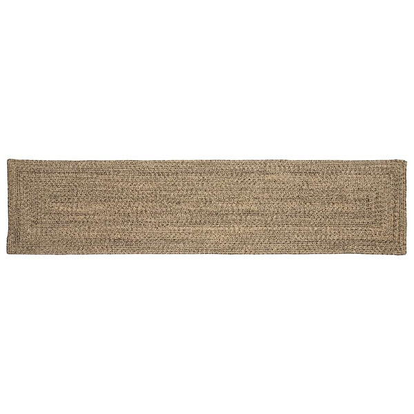 Jute Teppich Natur/Schwarz 60x200 cm