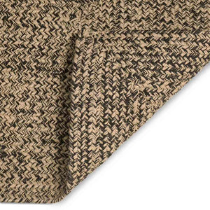 Jute Teppich Natur Schwarz 160x230 cm