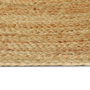 Ovaler Jute Teppich Natur 205x305 cm