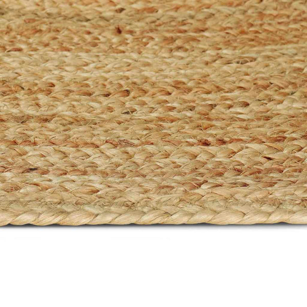 Ovaler Jute Teppich Natur 205x305 cm