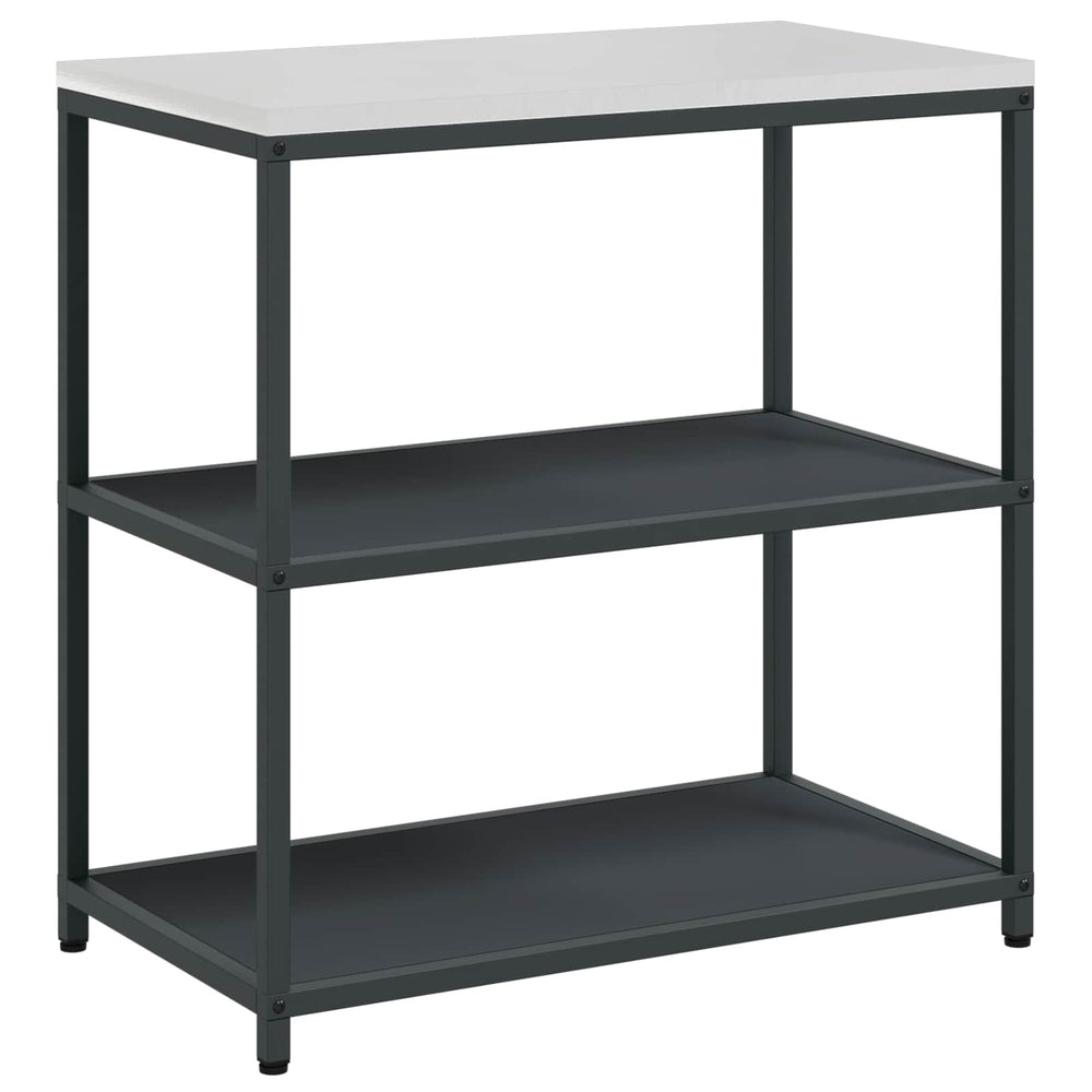 vidaXL Kitchen Storage Unit with Shelf Anthracite 90 x 50 x 92 cm Steel