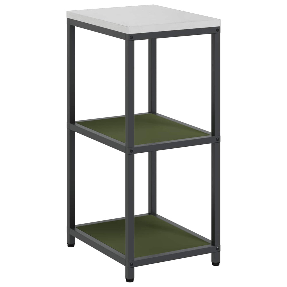 vidaXL Kitchen Storage with Shelf Olive Green 40 x 50 x 92 cm Steel