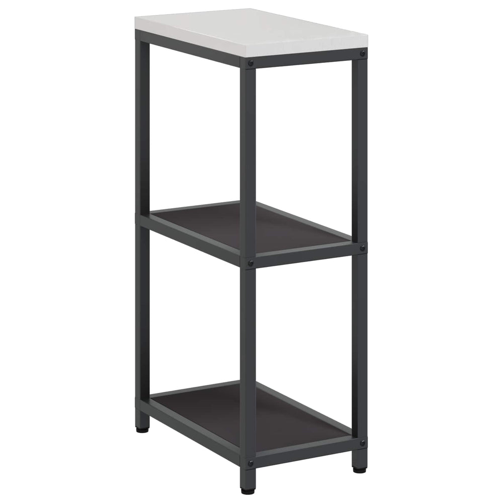 vidaXL Kitchen Storage Unit with Shelf Black 30 x 50 x 92 cm Steel